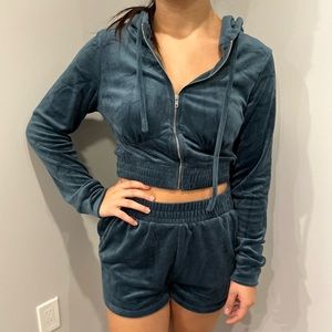 Track suit short set